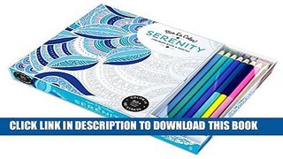[PDF] Vive Le Color! Serenity (Adult Coloring Book and Pencils): Color Therapy Kit Full Colection