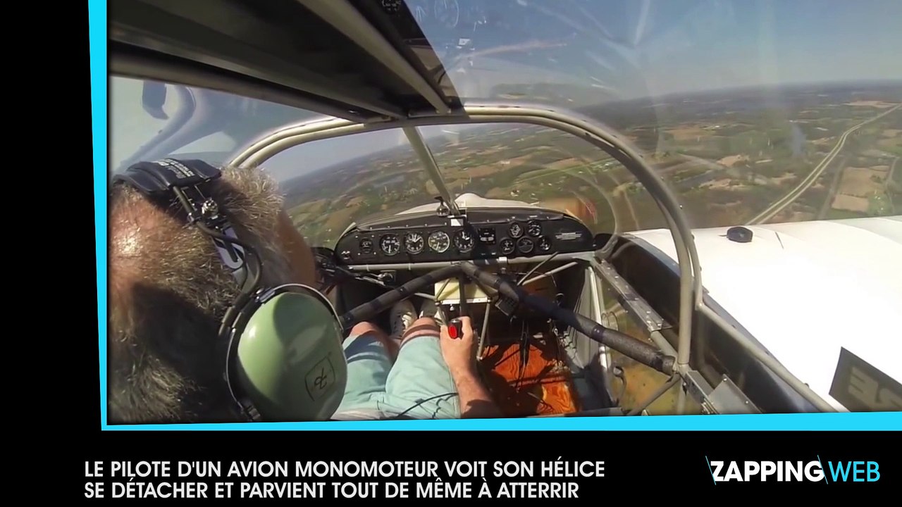 Le pilote d’un avion monomoteur voit son hélice se détacher en plein vol et parvient tout de même à atterrir (vidéo)