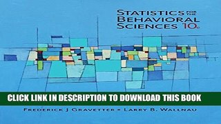 Collection Book Statistics for The Behavioral Sciences (MindTap for Psychology)