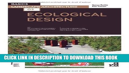 [PDF] Basics Landscape Architecture 02: Ecological Design Full Online