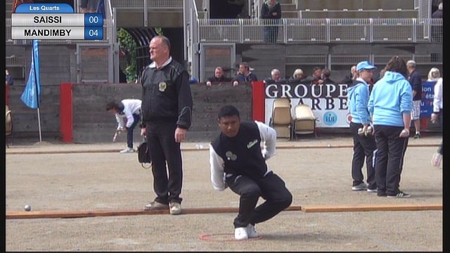 1er Festival International à pétanque de Fréjus : Quart Saissi VS Mandimby