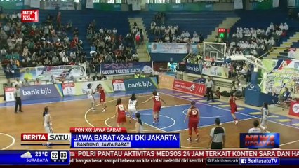 Tim Basket Putri DKI Melaju ke Final PON 2016