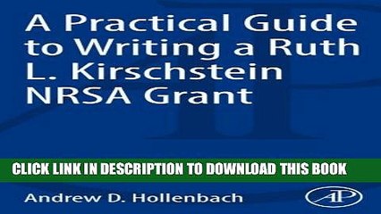 [PDF] A Practical Guide to Writing a Ruth L. Kirschstein NRSA Grant Full Colection