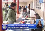 Participación ciudadana y CNE preparan conteos rápidos para elecciones