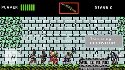 Fight the undead with your boomstick in this 8-bit ‘Army of Darkness’