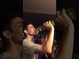 Un étudiant boit une bouteille entière de vodka pour gagner un pari !