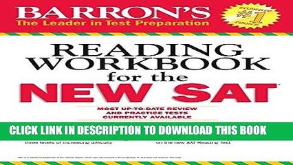 [PDF] Barron s Reading Workbook for the NEW SAT (Critical Reading Workbook for the Sat) Full Online