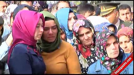 Samsun şehidini gözyaşlarıyla uğurladı...