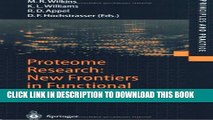 [PDF] Proteome Research: New Frontiers in Functional Genomics (Principles and Practice) Full