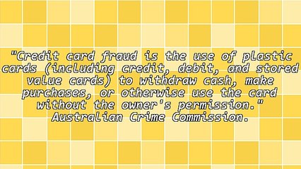 Types of Credit Card Fraud