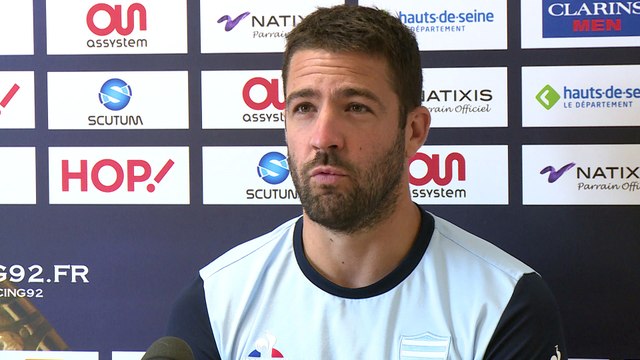Top 14 Brive - Racing92: conférence d'avant match de Rémi Talès