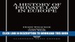[PDF] A History of Private Law in Europe: with particular reference to Germany Popular Colection