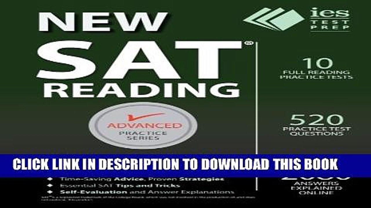 [PDF] New SAT Reading Workbook Full Online