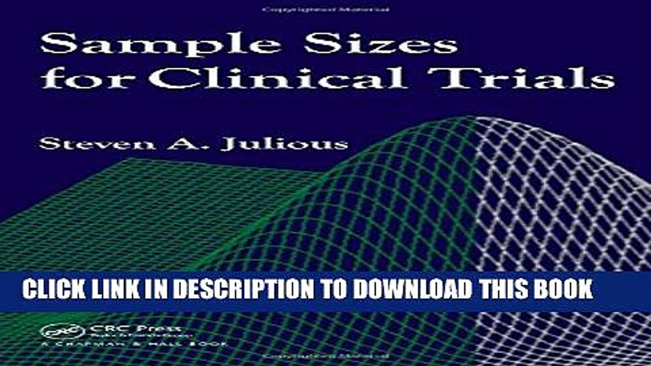 [PDF] Sample Sizes for Clinical Trials Full Online