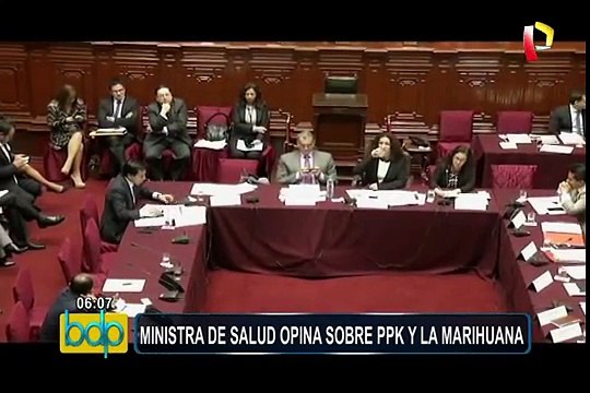Ministra de Salud opina sobre expresiones de Kuczynski respecto a marihuana