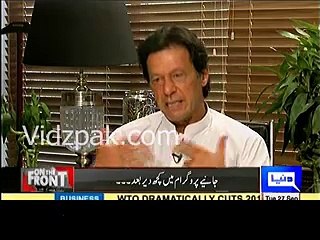 Imran Khan agrees to put a ban on Indian movies during an interview with Kamran Shahid.