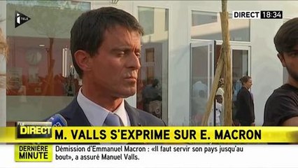 Manuel Valls flingue Emmanuel Macron : "On ne s’improvise pas candidat à la présidentielle"