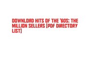 Download Hits of the '60s: The Million Sellers [PDF Directory List]