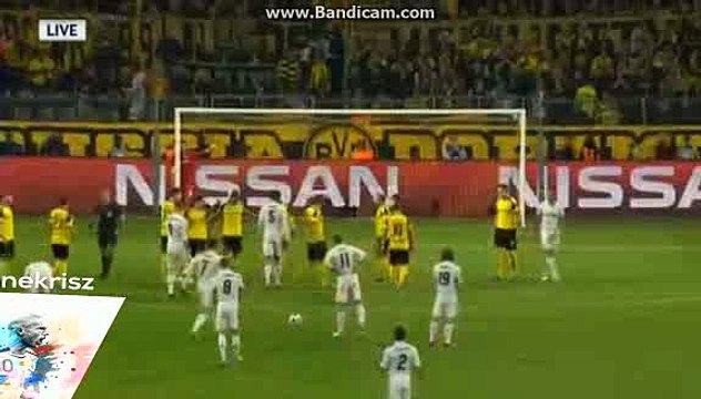 Cristiano Ronaldo Free Kick Chance - Borussia Dortmund vs Real Madrid - Champions League - 27/09/2016