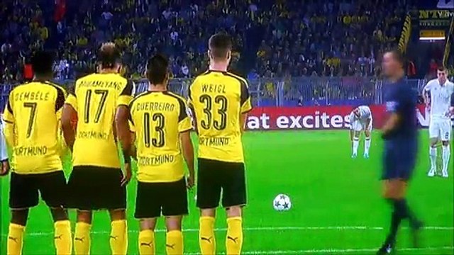 Cristiano Ronaldo Free Kick Chance - Borussia Dortmund vs Real Madrid 27.09.2016