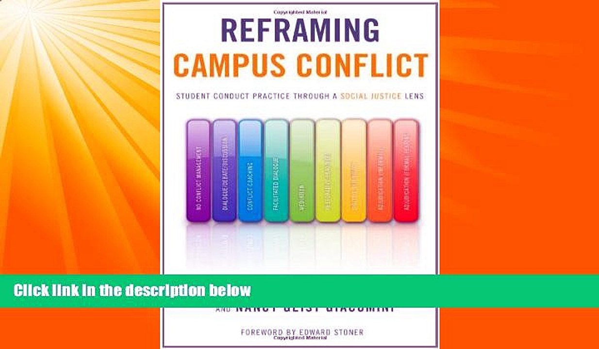 Must Have PDF  Reframing Campus Conflict: Student Conduct Practice Through a Social Justice Lens