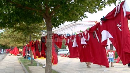 Report TV - Rusi 2018, atmosferë festivë në Shkodër para përballjes me Maqedoninë