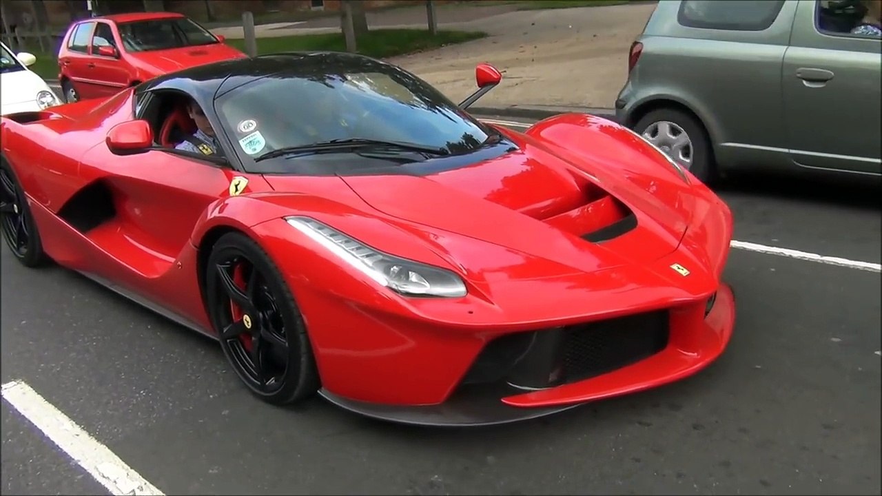 London Supercars September 2014: 2x LaFerrari, Zonda, 2x Veyron, Huayra, 2x F40...