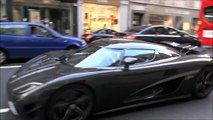 Koenigsegg Agera R in London BIG ACCELERATIONS!