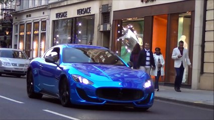 Supercars in the city- Zonda F roadster, One-77, Veyron GS