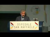 Milano - Renzi interviene all'Ospedale San Raffaele (27.09.16)
