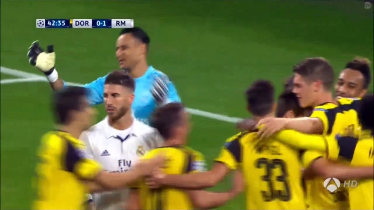Pierre-Emerick Aubameyang | Borussia Dortmund 1 - 1 Real Madrid