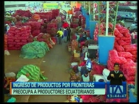 Ingreso de papas y cebollas extranjeras perjudica a productores nacionales