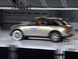 2003 Infiniti FX moderate overlap IIHS crash test