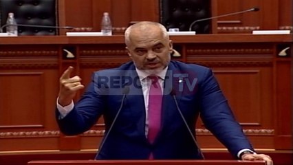 Report TV - Batutat në kuvend, Rama-Topallit: Të ka zili dhe Tinka Kurti kur aktron