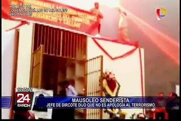 Dircote: "Mausoleo senderista no es apología al terrorismo"