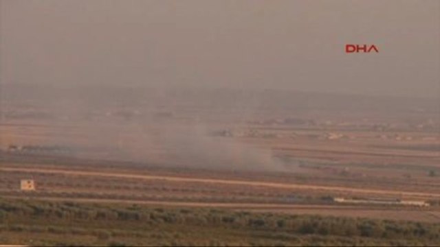 Kilis-Suriye'nin Kilis Kesiminden Terör Örgütü Işid Hedefleri Vuruluyor