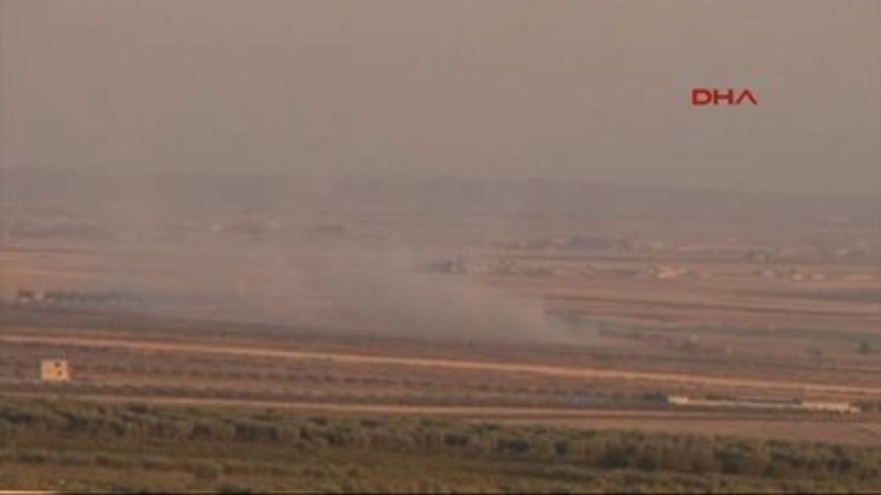 Kilis-Suriye'nin Kilis Kesiminden Terör Örgütü Işid Hedefleri Vuruluyor