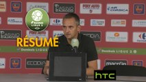 Conférence de presse Gazélec FC Ajaccio - Amiens SC (1-1) : Jean-Luc VANNUCHI (GFCA) - Christophe PELISSIER (ASC) - 2016/2017