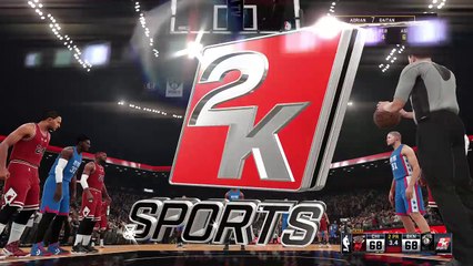 (NBA2K16 - Modo Carrera) FINAL IMPRESIONANTE Triple de mi jugador sobre la bocina!!