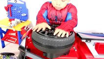 Unboxing New Spiderman Battery-Powered Ride On Super Car 6V Test Drive Park Playtime Toys