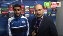 Déclaration de Riyad Mahrez à la fin du match Leicester - FC Porto 1-0