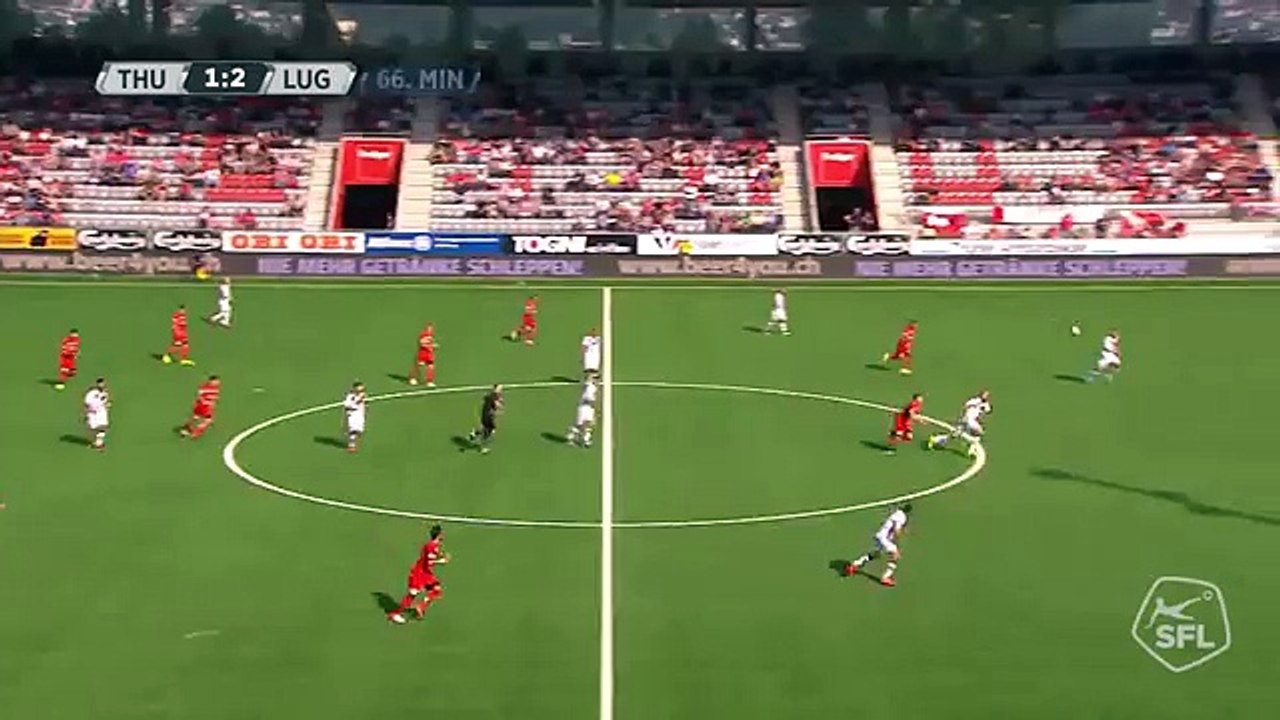 Thun 2:2 Lugano (Swiss Super League 9. Runde 2016/2017 25 .September 2016)