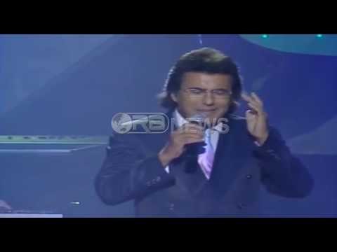 Ora News –Veliaj i jep “Çelësin e Qytetit” këngëtarit Albano Carrisi