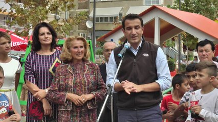 Report TV - Përurohet këndi i lojërave te Brryli Erion Veliaj:Investim për të ardhmen