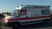 Report TV - Aksident në Lezhë-Shkodër, 6 të plagosur nga përplasja e 3 mjeteve