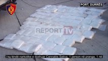 Report TV - Kapen 130 kg drogë në Portin e Durrësit,prangoset transportuesi