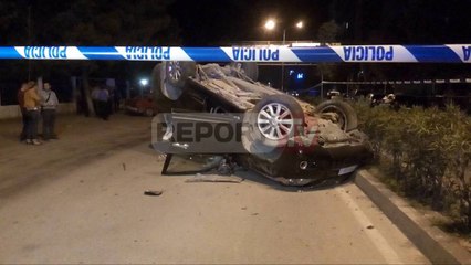 Report TV - Kamëz, përplaset patrulla, vdes një efektiv policie, 2 të plagosur