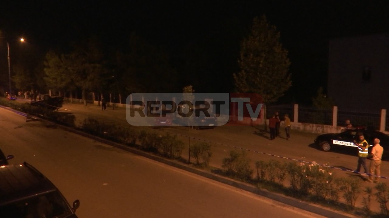 Report TV - Djali i ish-deputetit aksidenton për vdekje policin, 2 të plagosur