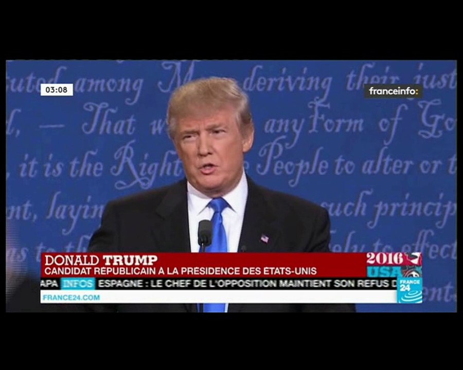 Trump/Clinton Trump contre la désindustrialisation et les pertes d'emplois aux USA