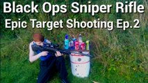 Epic Target Shooting Black Ops Sniper Rifle 22. Airgun Ep.2